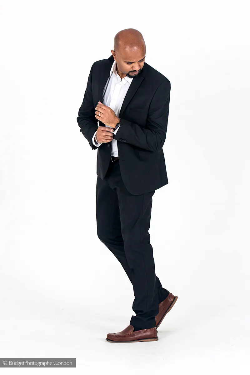 Home Studio Model Photo Shoot